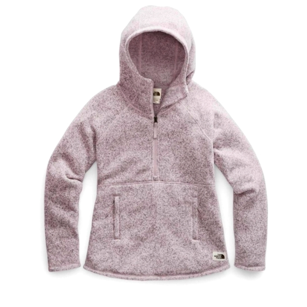 North Face Crescent Hooded Pullover Pink Heather
